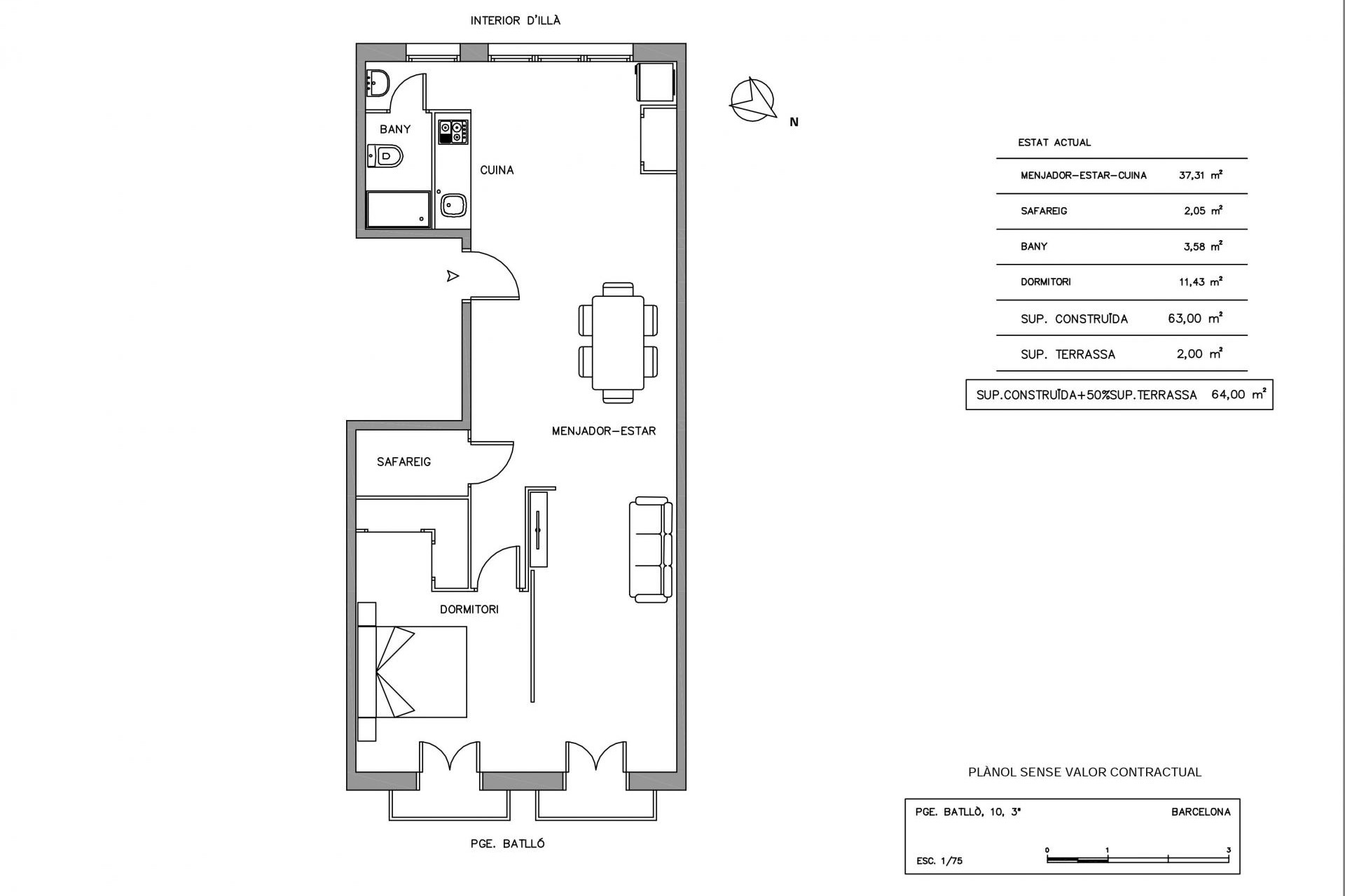 Herverkoop - Appartement / flat - Barcelona - Eixample / Antiga Esquerra Eixample