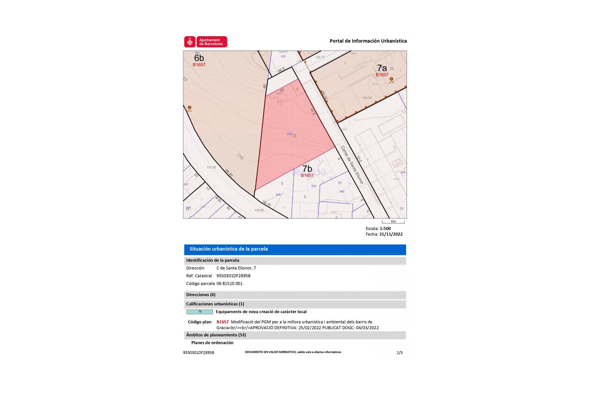 Herverkoop - Suelo residencial - Barcelona - Gràcia / La Salut