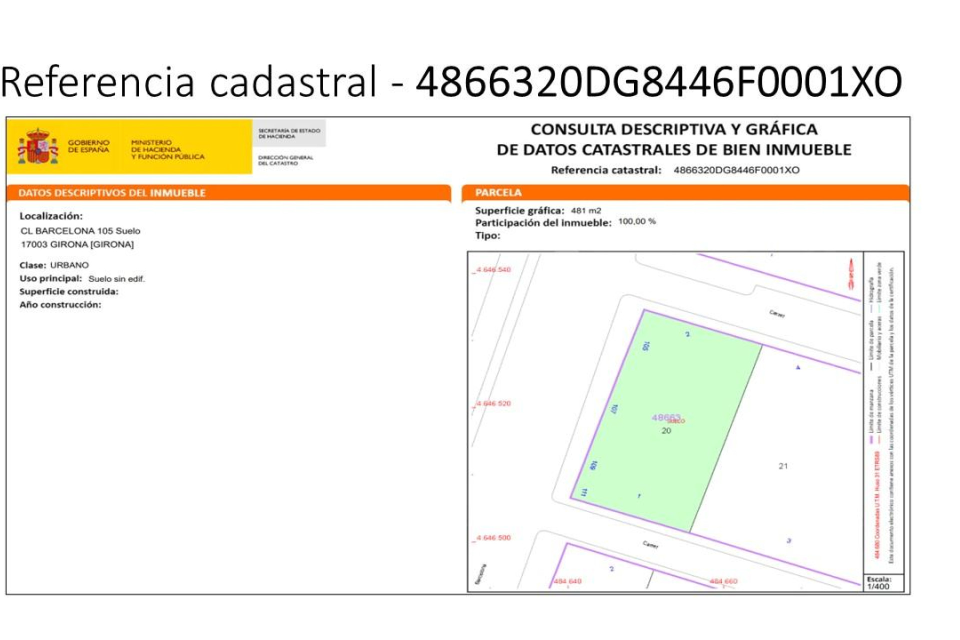 Reventa - Suelo urbano - Girona - Eixample