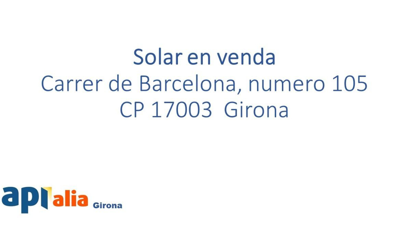 Reventa - Suelo urbano - Girona - Eixample