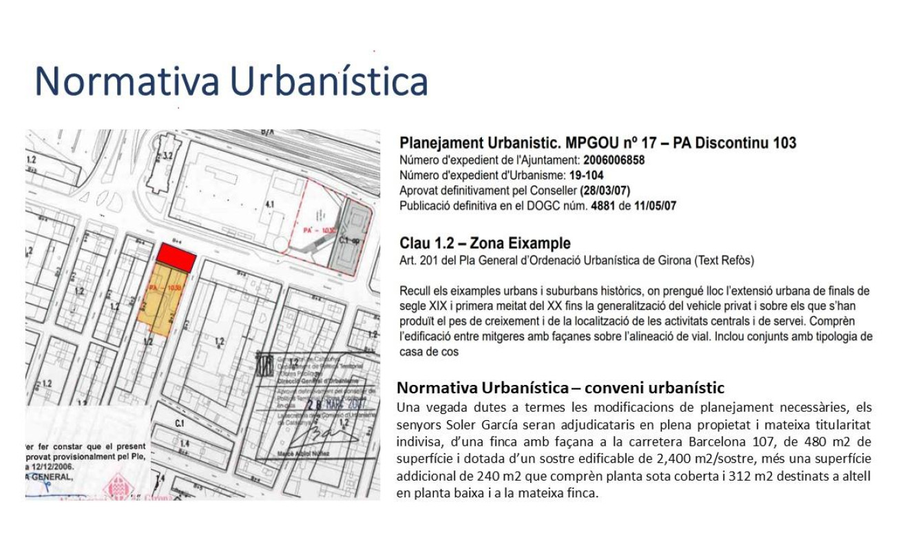 Reventa - Suelo urbano - Girona - Eixample