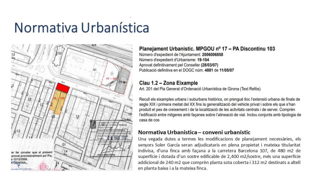 Reventa - Suelo urbano - Girona - Eixample